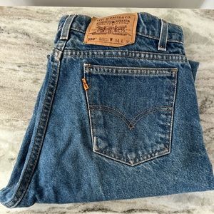 Levis Orange Tab 550 blue denim jeans W34 L30